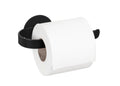 Toalettpapirholder Bivio svart matt aluminium Turbo-Loc® forfra