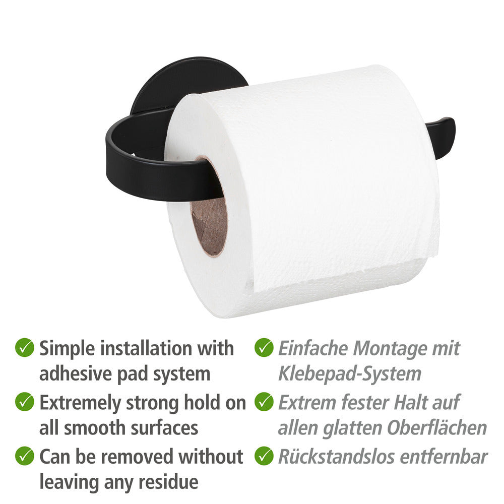 Detalj av Toalettpapirholder Bivio svart matt aluminium Turbo-Loc® materiale