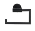 Toalettpapirholder Bosio svart matt rustfritt stål front
