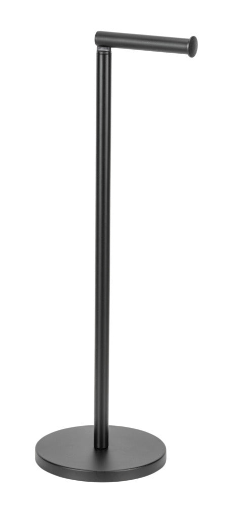 Toalettpapirholder svart metall WENKO bakside