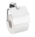 Toalettpapirholder med lokk Isera rustfritt stål UV-Loc® forfra