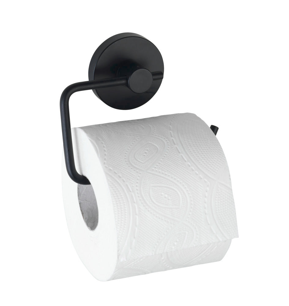 Toalettpapirholder Milazzo svart Vacuum-Loc® forfra