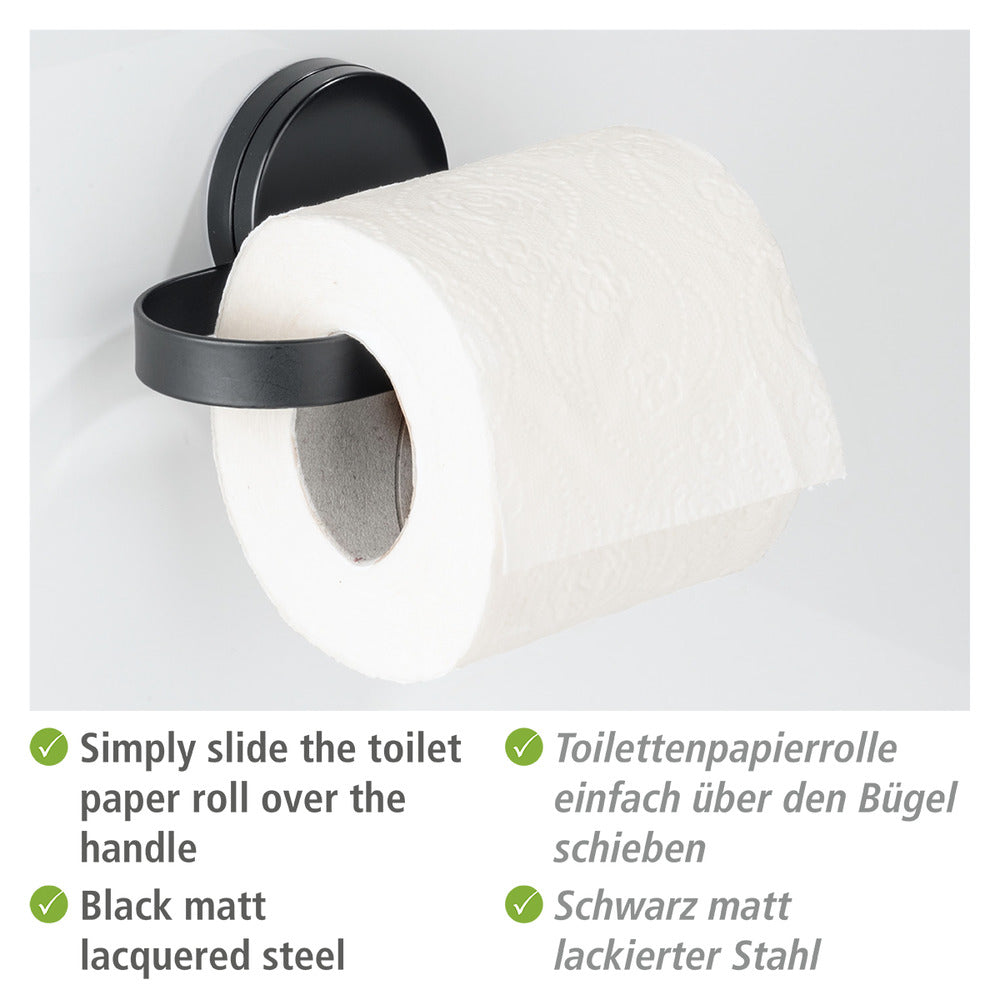Detalj av Toalettpapirholder Pavia svart metall