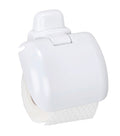 Toalettpapirholder Pure hvit med lokk inkl. festemateriell forfra