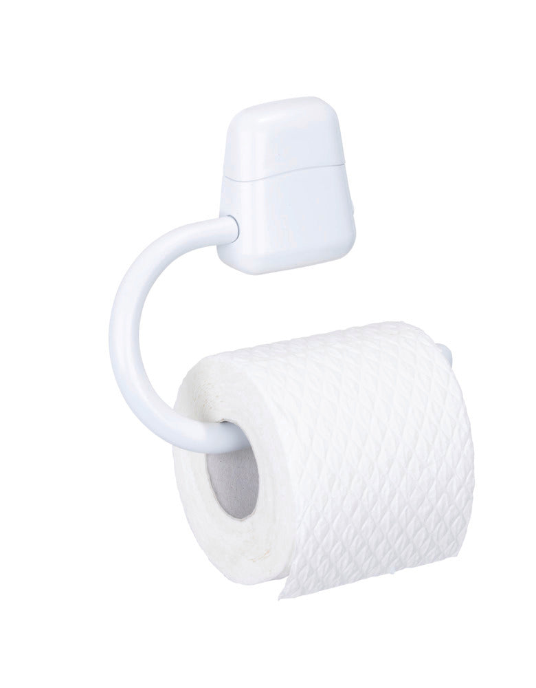 Toalettpapirholder Pure plast hvit - WENKO forfra