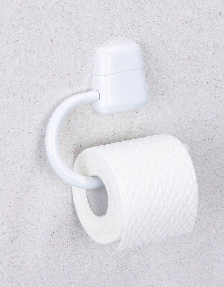 Toalettpapirholder Pure plast hvit - WENKO bakside