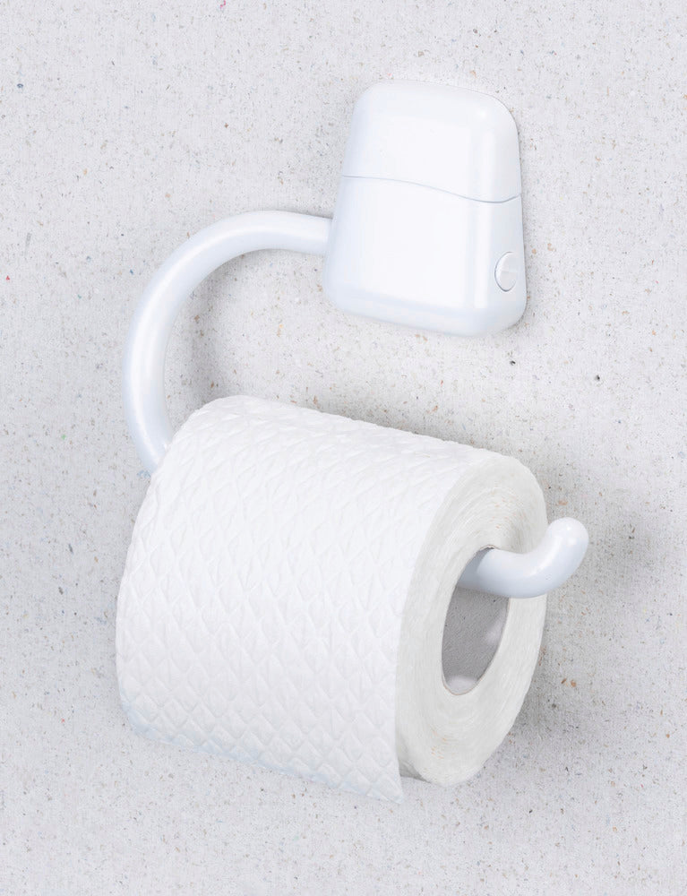 Detalj av Toalettpapirholder Pure plast hvit - WENKO