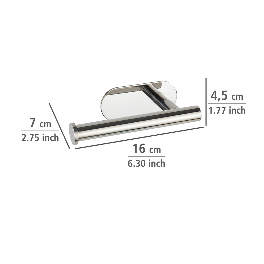 Montert toalettpapirholder rustfritt stål blank Orea Shine Turbo-Loc® på vegg