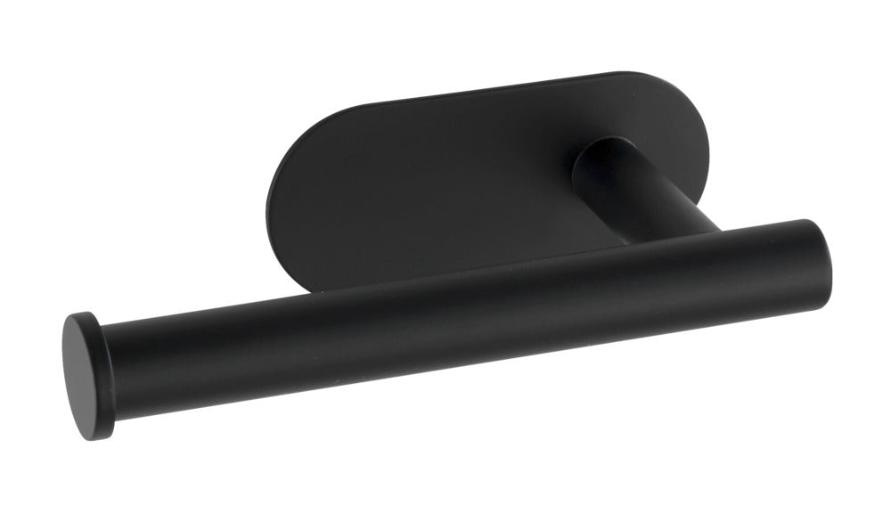 Toalettpapirholder rustfritt stål svart matt Orea Turbo-Loc® forfra