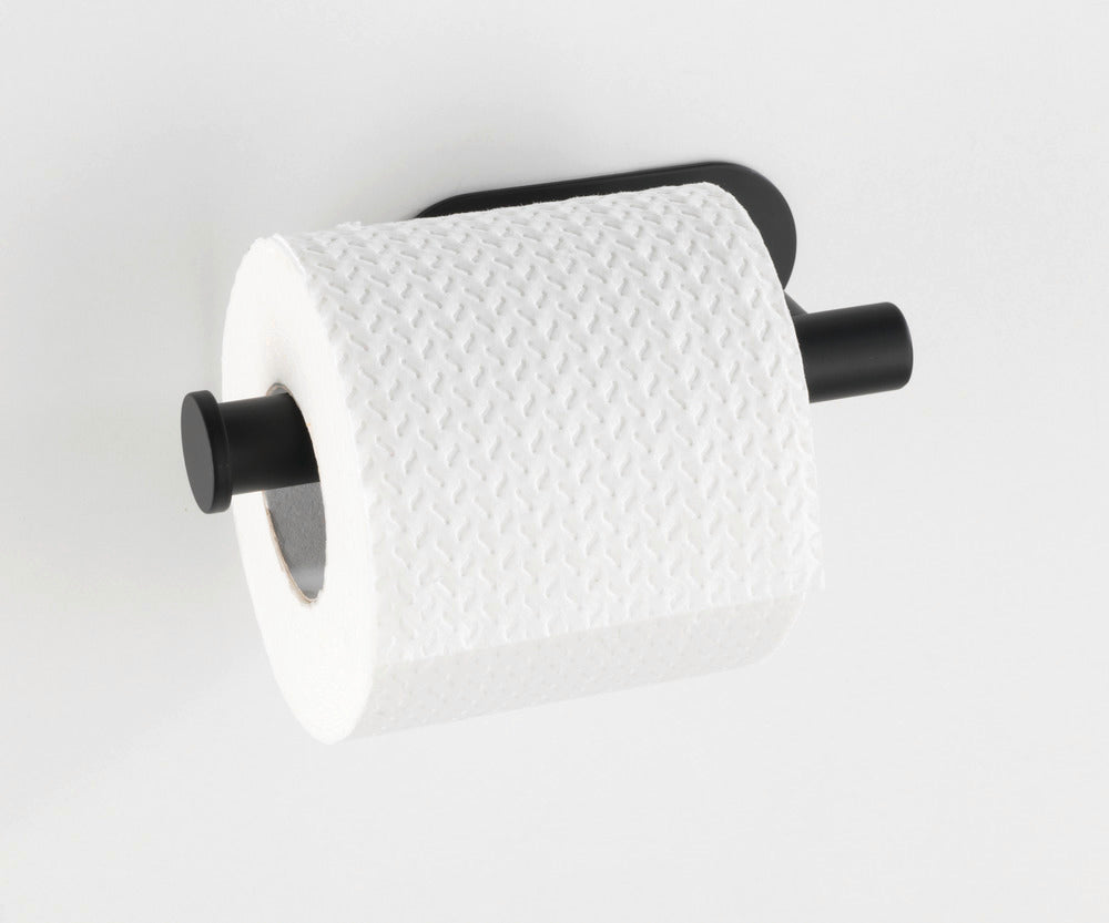 Toalettpapirholder rustfritt stål svart matt Orea Turbo-Loc® sideprofil
