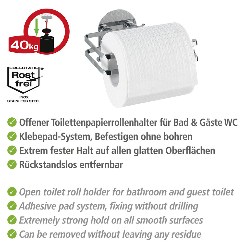 Detalj av Toalettpapirholder rustfritt stål Turbo-Loc® uten boring - WENKO