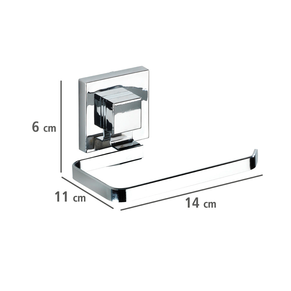Nærbilde av Vacuum-Loc® system på Toalettpapirholder rustfritt stål Quadro