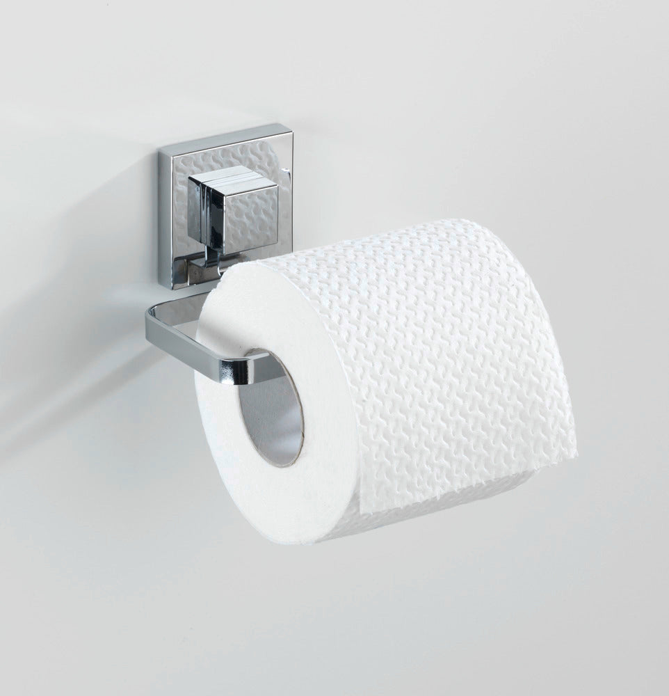 Toalettpapirholder rustfritt stål Vacuum-Loc® Quadro med toalettpapir