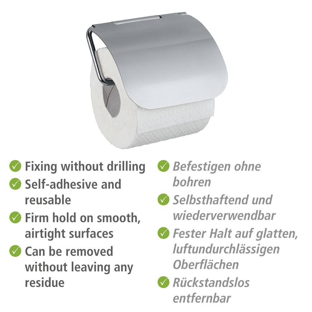 Detalj av feste på Toalettpapirholder med lokk Static-Loc® Plus Osimo metall