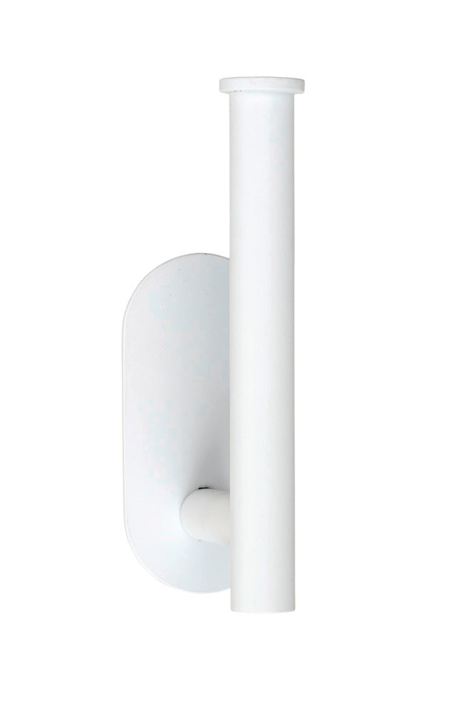 Turbo-Loc® Orea toalettpapirholder hvit matt rustfritt stål med monteringstilbehør