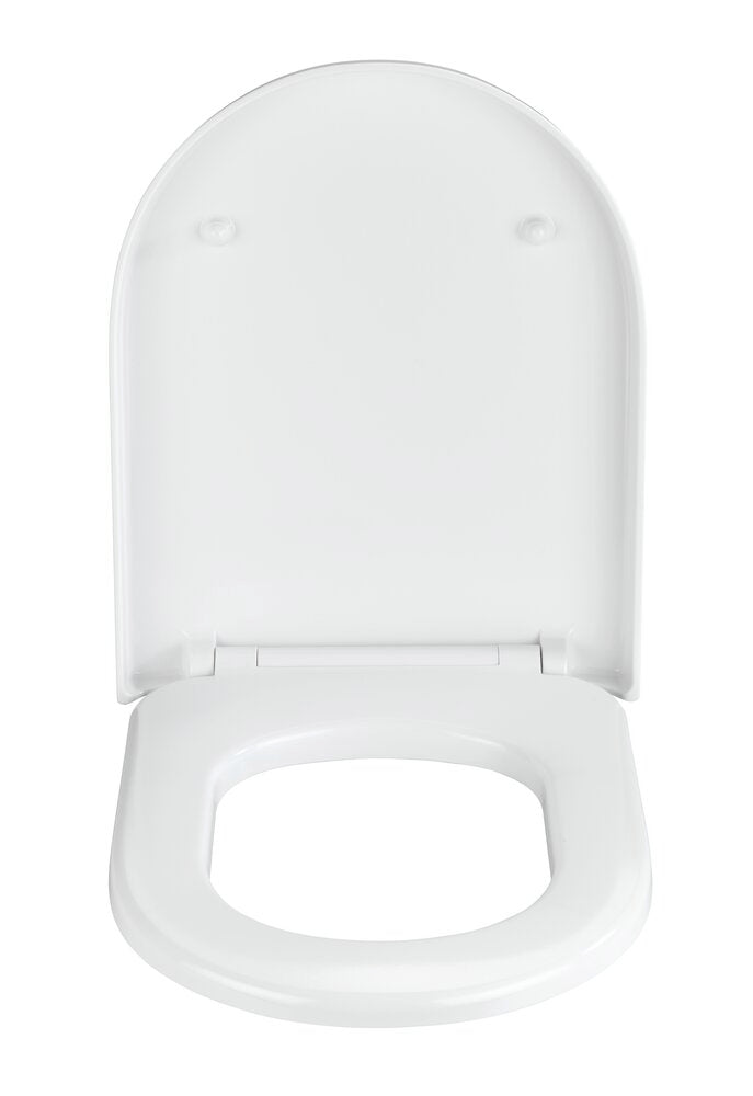 Detalj av Toalettsete Exclusive nr. 1 duroplast hvit med softclose