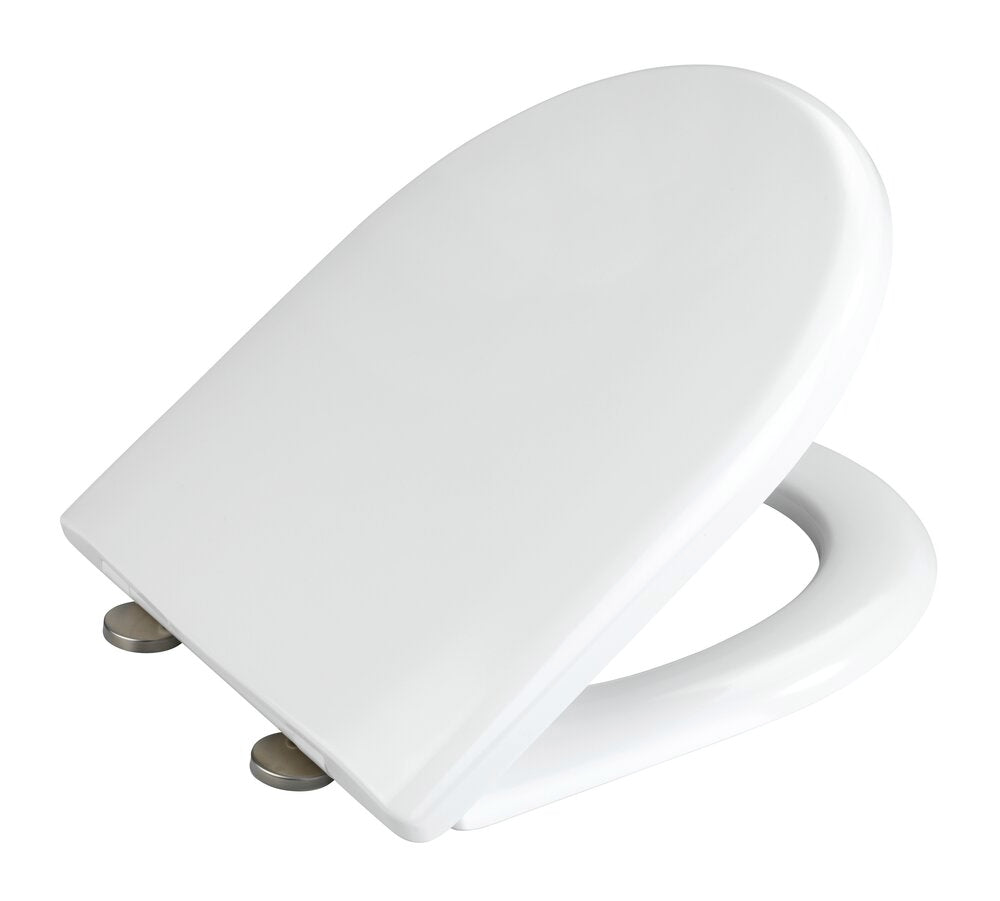Toalettsete Exclusive nr. 2 duroplast hvit med softclose bakside