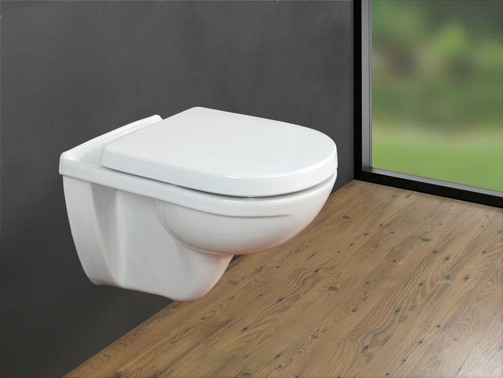 Montert Toalettsete Exclusive nr. 3 duroplast med softclose hvit - WENKO