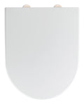 Toalettsete Exclusive nr. 4 duroplast med softclose hvit sett forfra