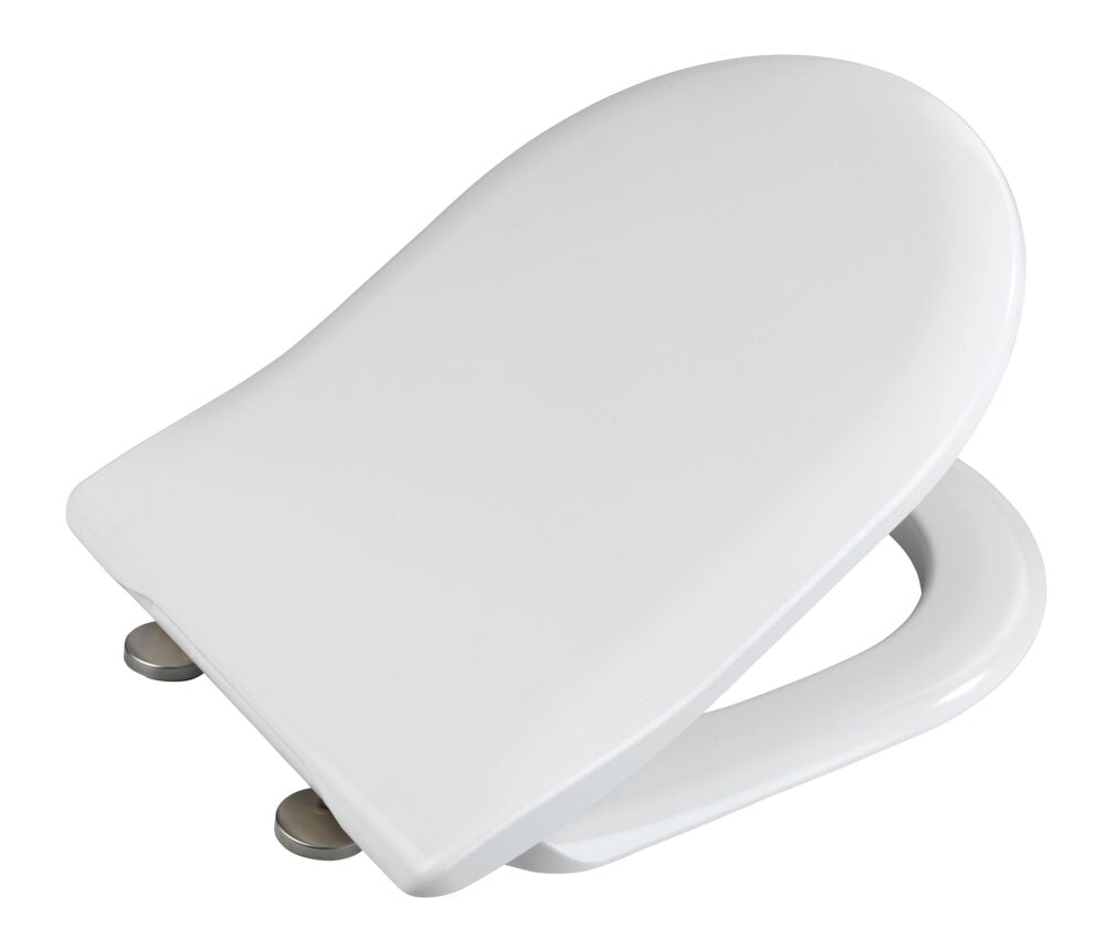 Toalettsete Exclusive nr. 5 duroplast med softclose hvit bakside