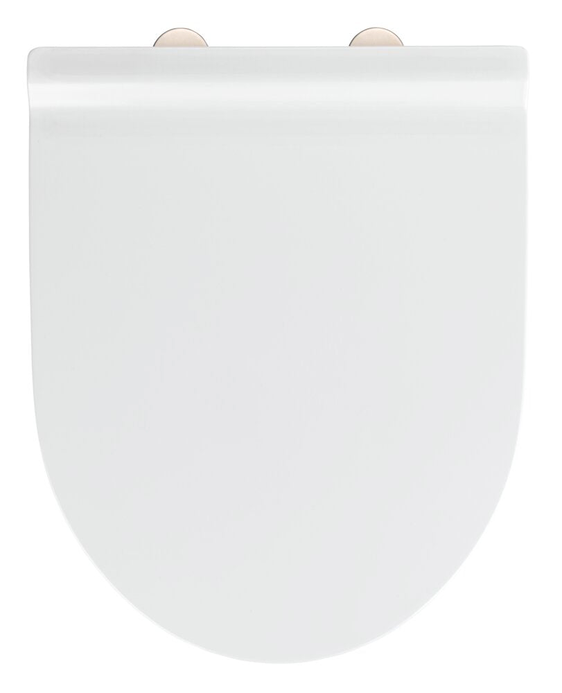 Toalettsete Exclusive nr. 6 antibakteriell duroplast hvit forfra