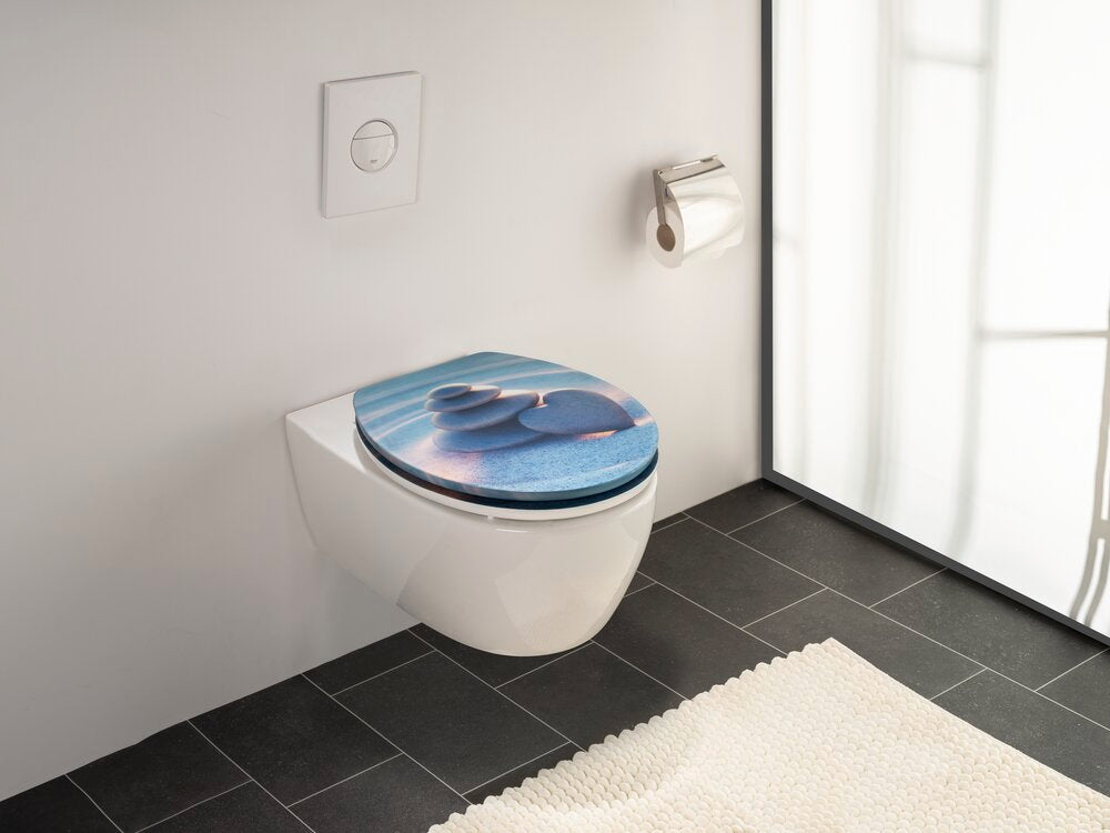 Montert Toalettsete Fiumara med 3D-effekt MDF flerfarget