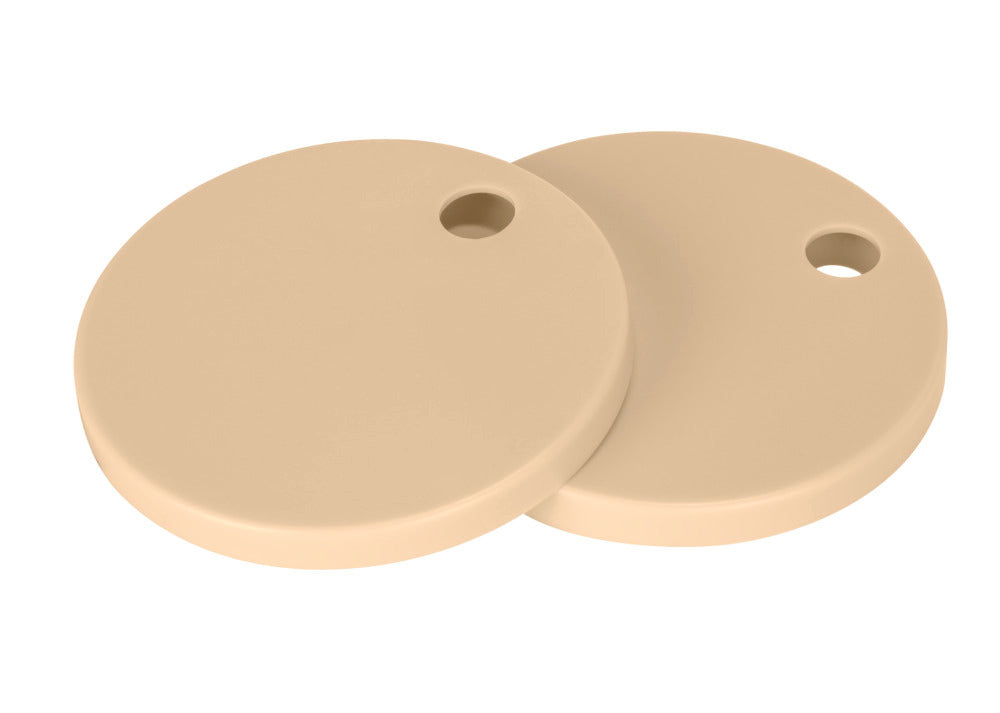 Visning av hengsler på Toalettsete Galati beige matt duroplast