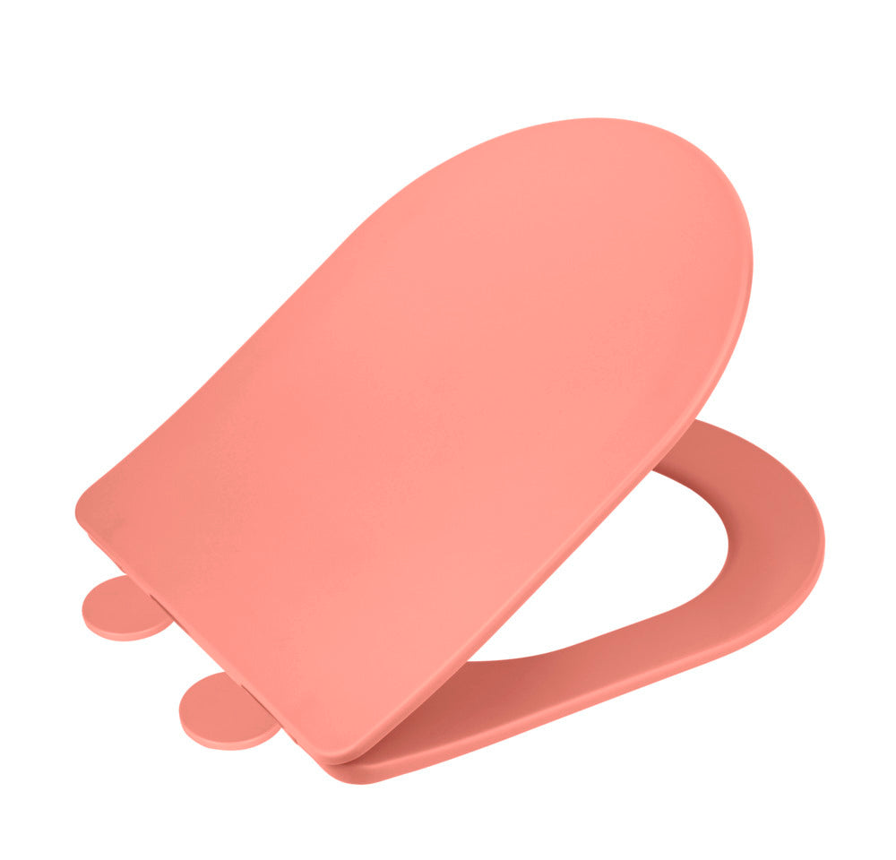 Toalettsete Galati coral matt duroplast soft-touch forfra