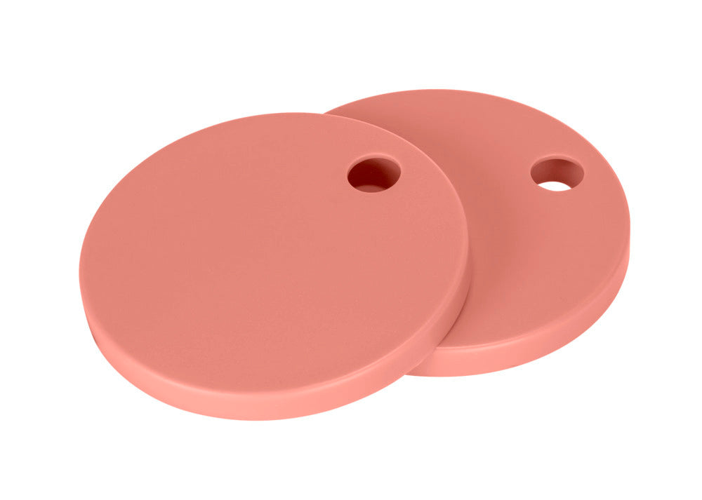 Montert Toalettsete Galati coral matt duroplast soft-touch på toalett