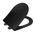 Toalettsete Galati svart matt duroplast soft-touch front
