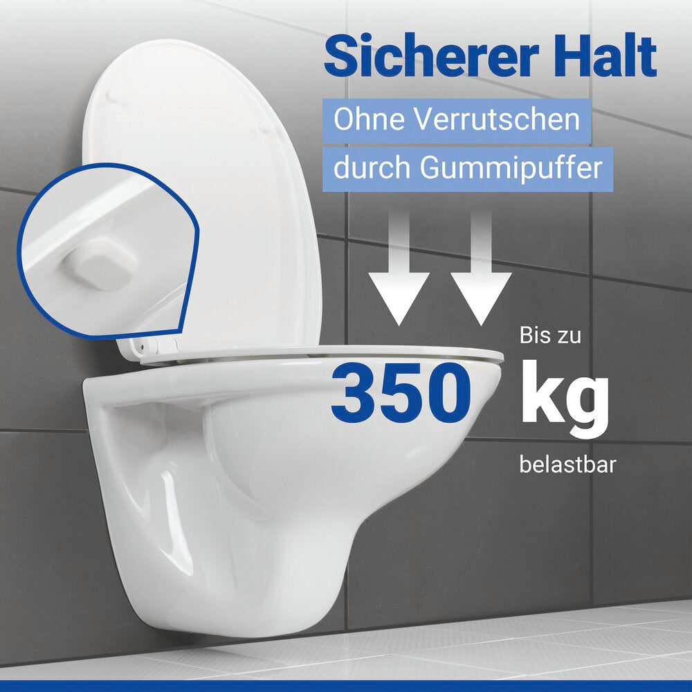 Toalettsete Mascali med softclose bakside