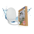 Toalettsete Mascali med softclose sett forfra