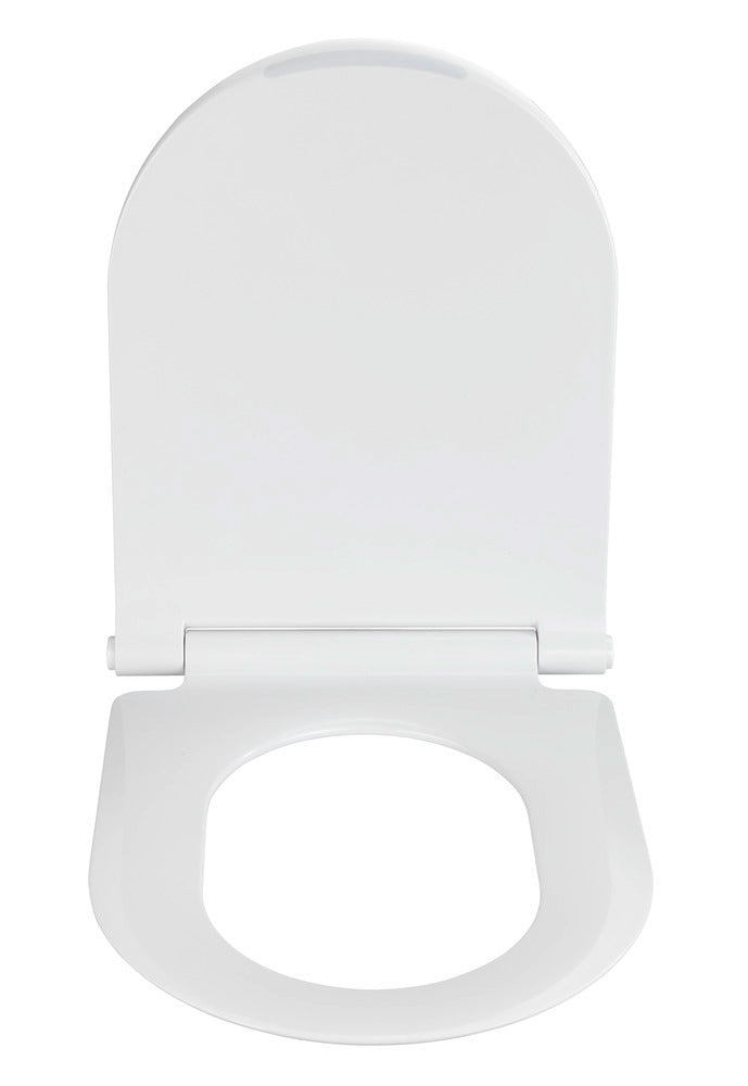 Toalettsete Nuoro duroplast hvit med softclose bakside