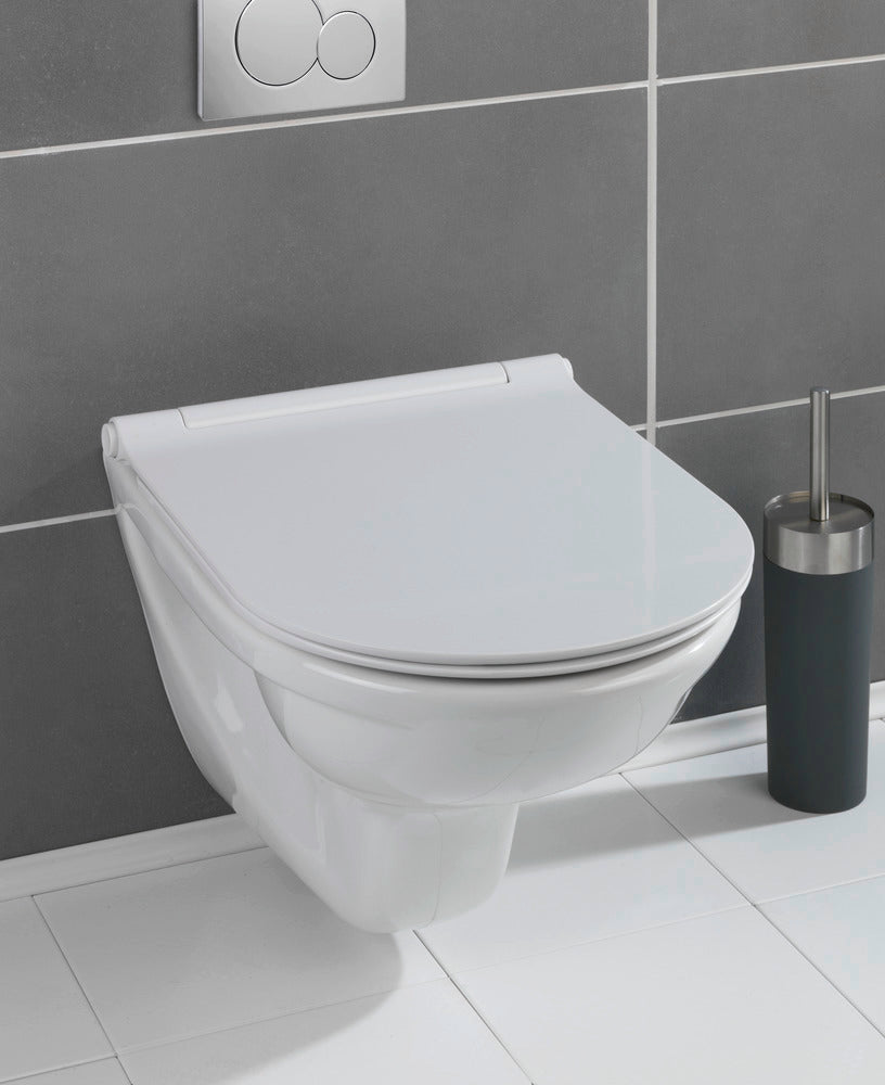 Softclose-funksjon på Toalettsete Nuoro duroplast hvit med softclose
