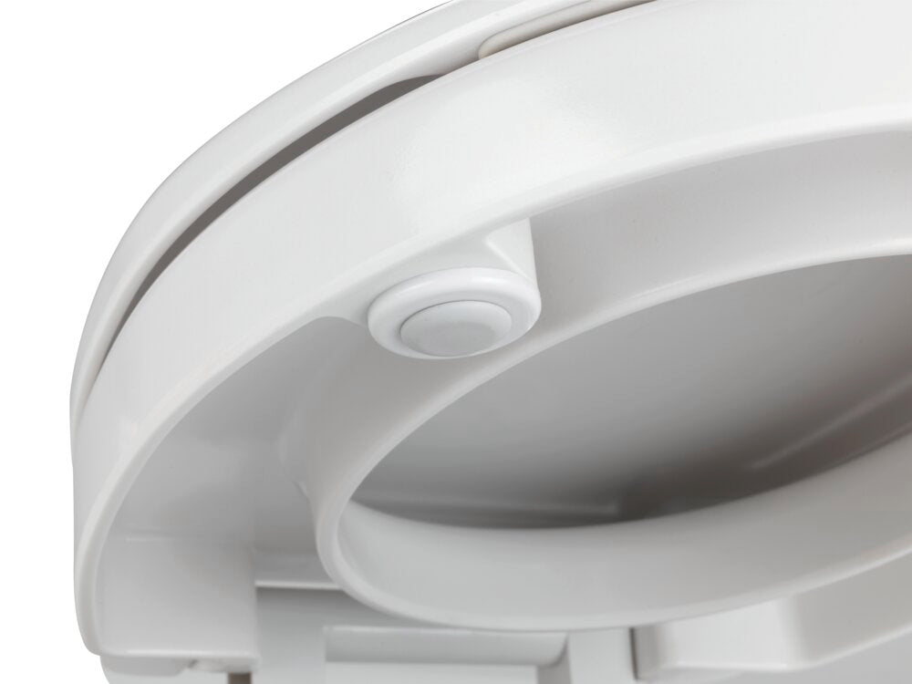 Toalettsete Secura Comfort duroplast med seteforhøyning hvit med monteringsverktøy