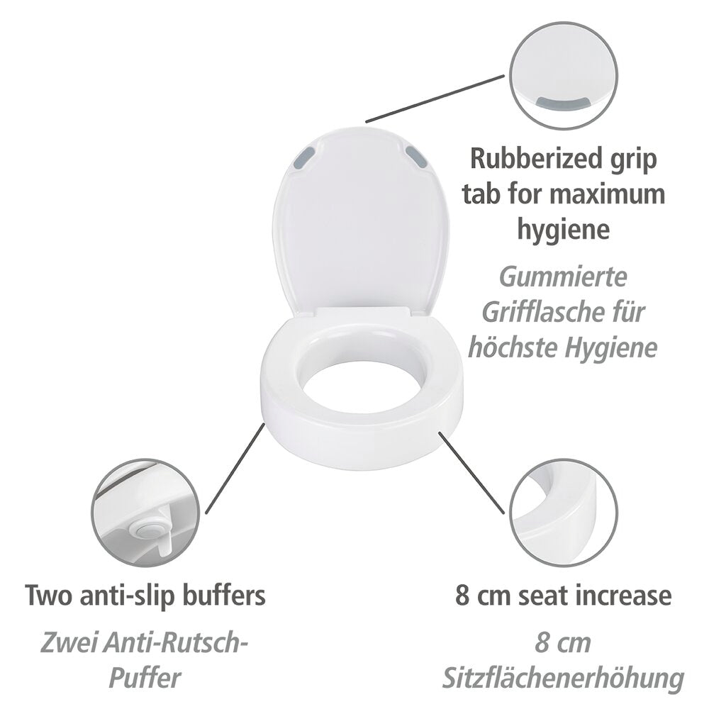 Toalettsete Secura Comfort L bakside