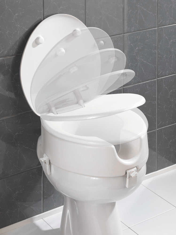 Montert toalettsete Secura Premium med soft-close dempemekanisme hvit