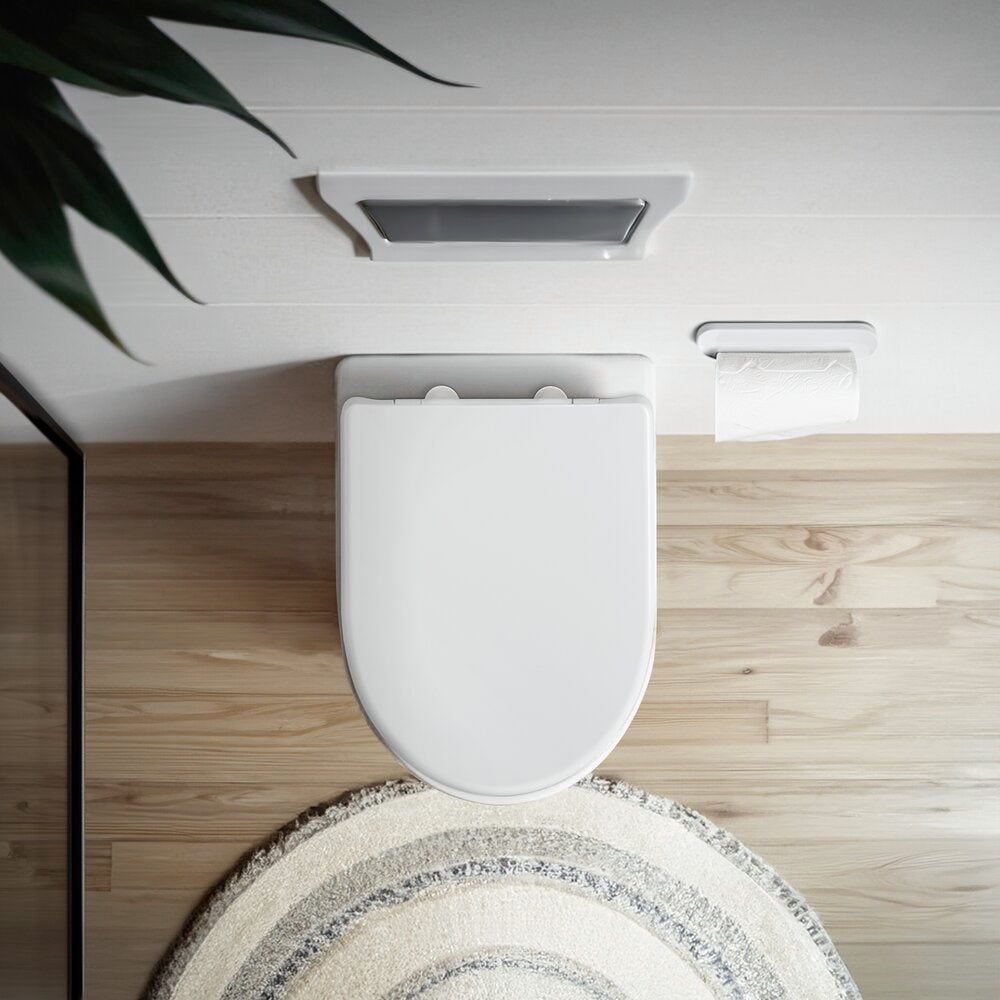 Montert Toalettsete Sindia duroplast med softclose på toalett