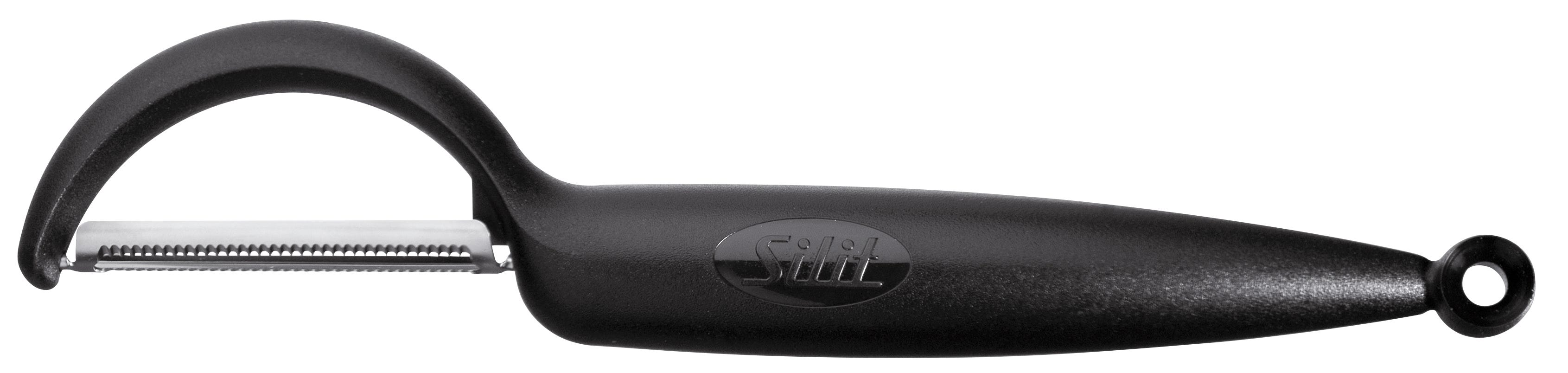 Detalj av klinge på Tomat- og grønnsaksskreller Pelaro svart plast - Silit