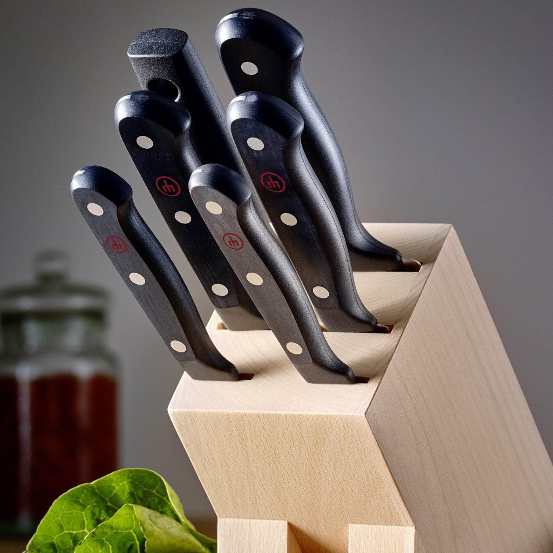 Detalj av Tomatkniv Gourmet rustfritt stål 14,5 cm blad - Wüsthof