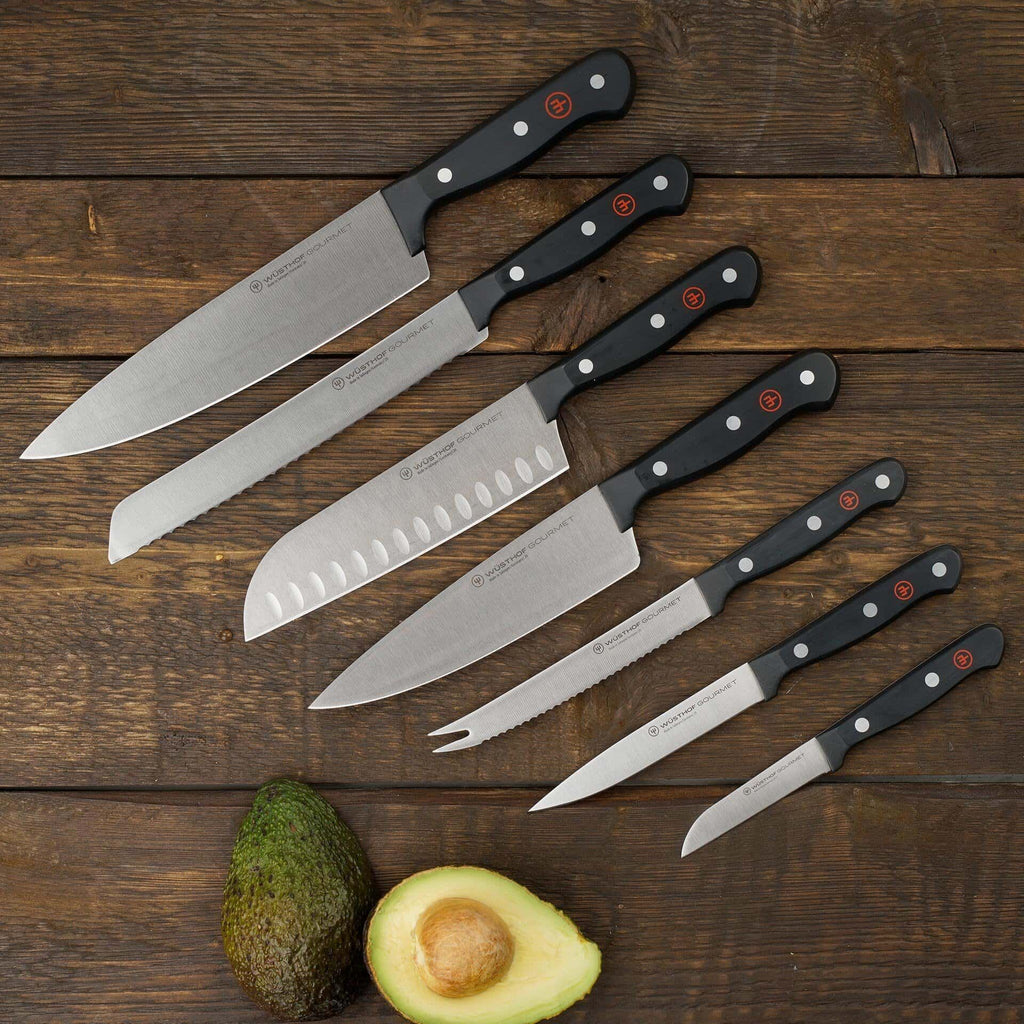 Håndtak på Tomatkniv Gourmet rustfritt stål 14,5 cm blad - Wüsthof