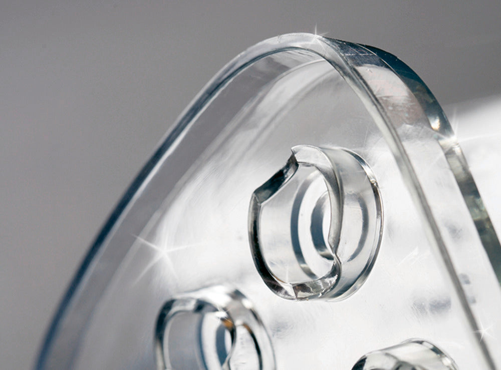 Tørkematte Kristall transparent ripebeskyttelse - Wenko detalj av overflate
