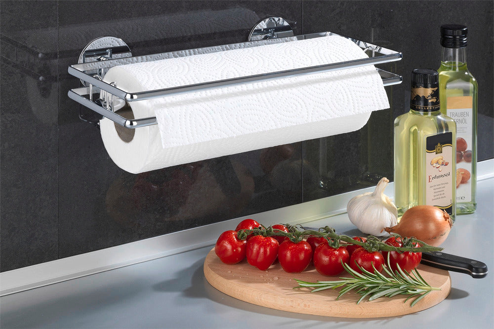 Tørkrullholder veggmontert krommet metall Style sideprofil