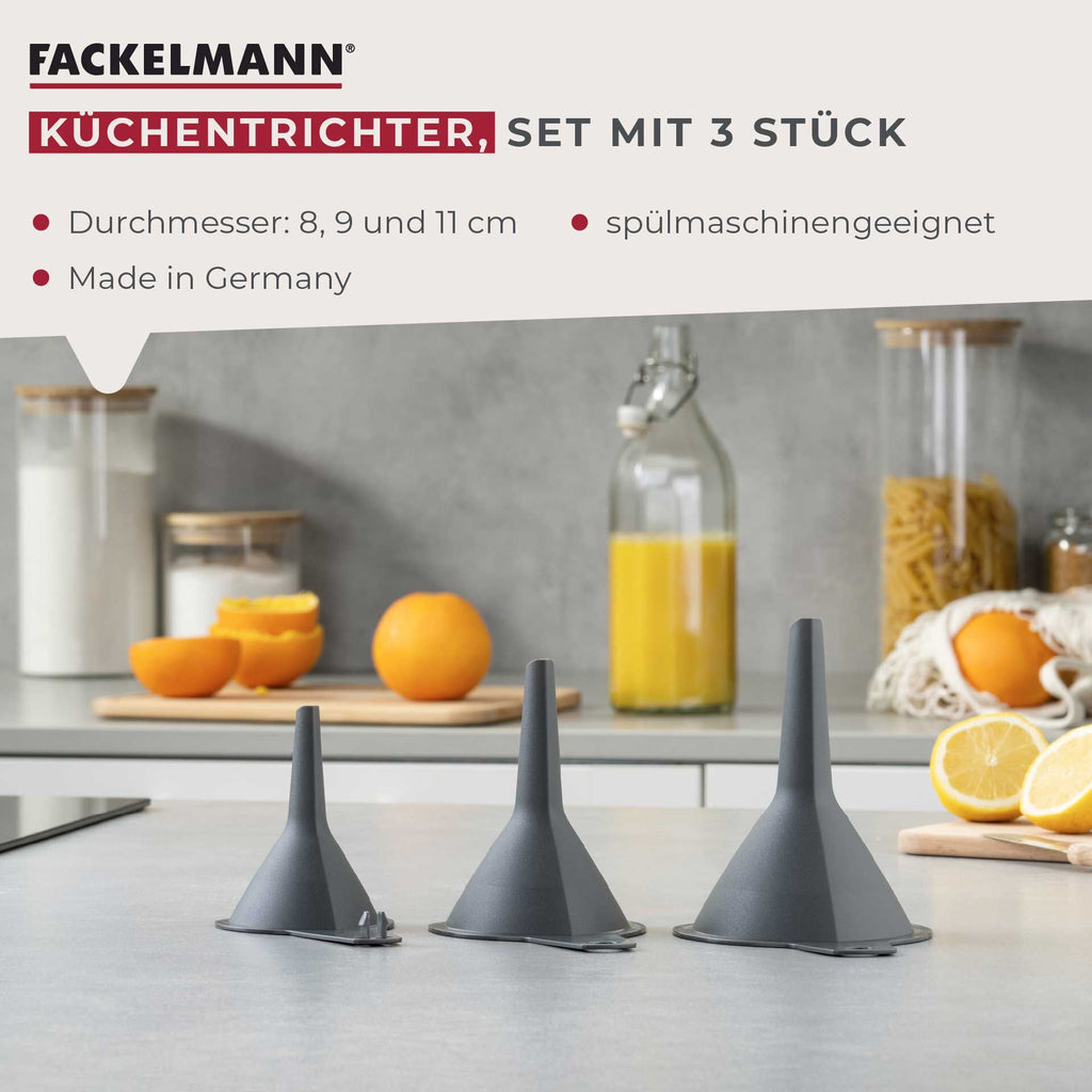 Traktsett 3-delt stabelbart grå plast samlet stabelt