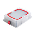 Transportlokk for rektangulær springform 43x30x10 cm - Dr. Oetker forfra