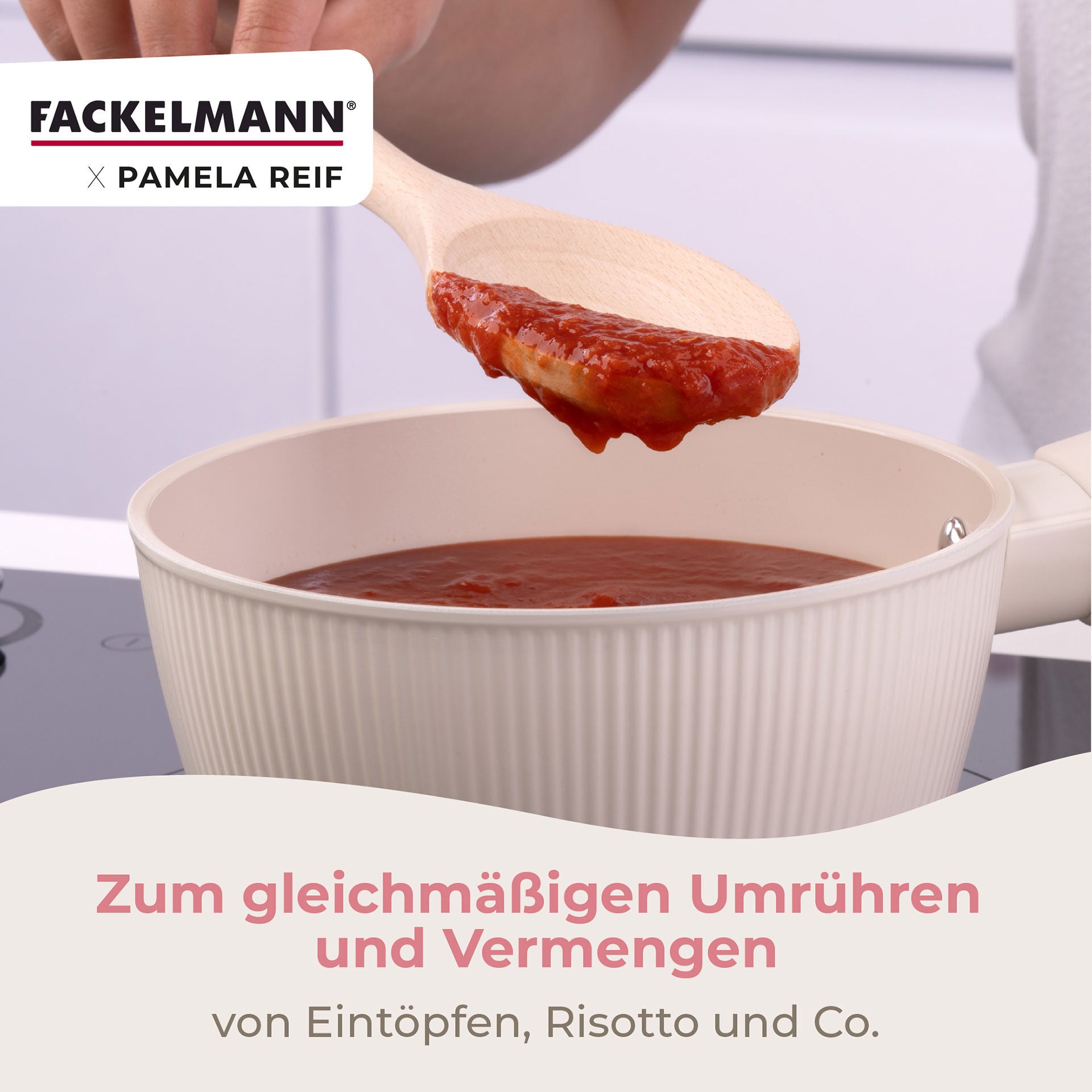 Tresleiv bøketre 28 cm - Fackelmann Pamela Reif i bruk