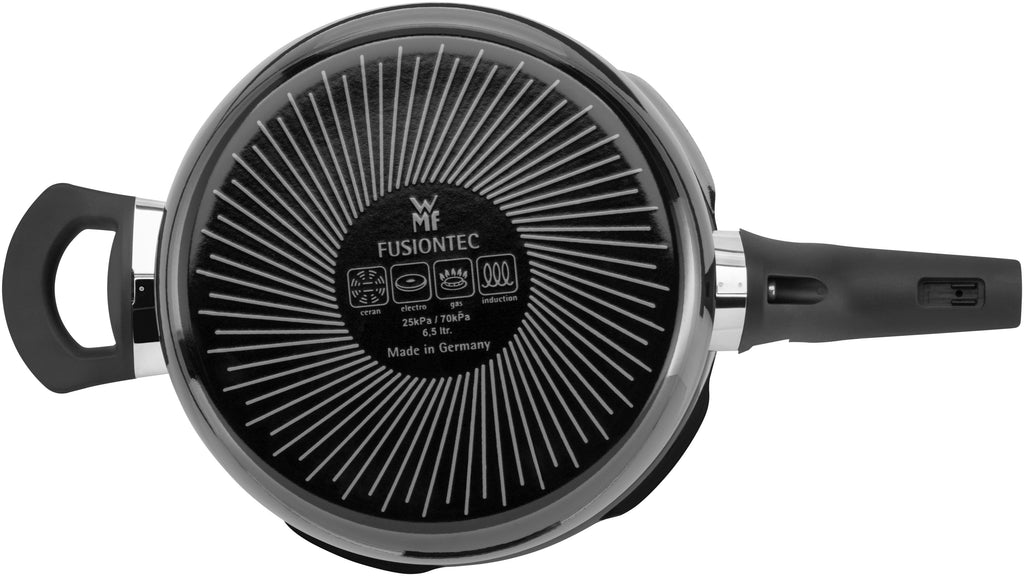 Trykkkoker Fusiontec 22 cm 6,5 L svart - WMF bakside