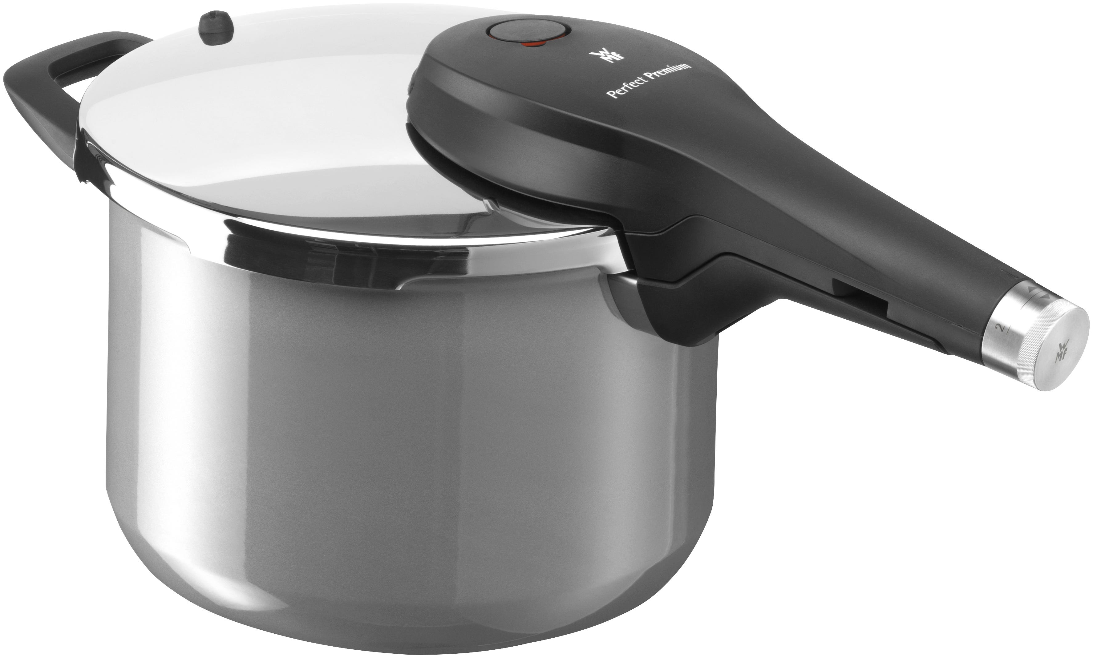 Trykkkoker Fusiontec 22 cm 6,5 L platinum forfra