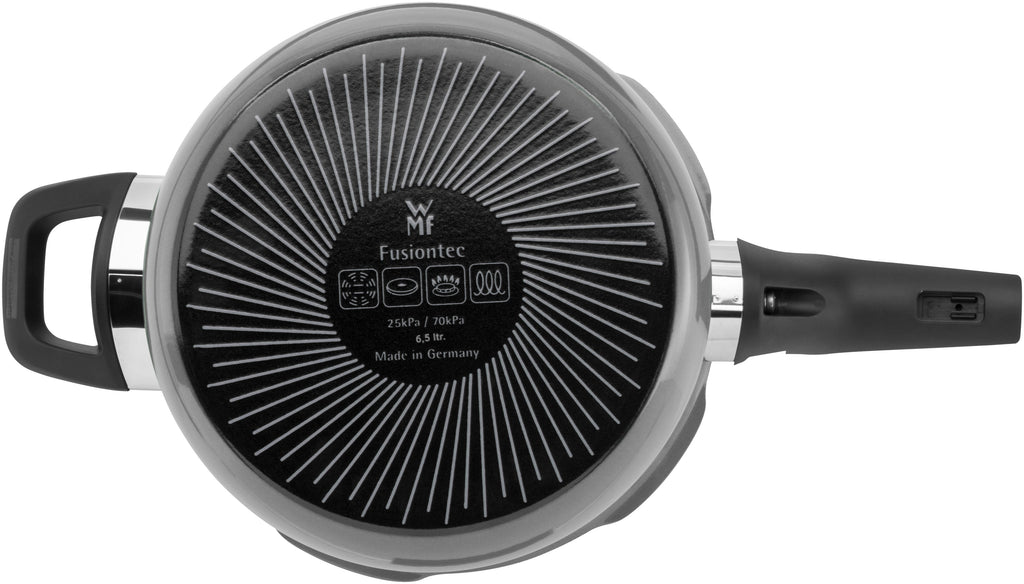 Trykkkoker Fusiontec 22 cm 6,5 L platinum bakside