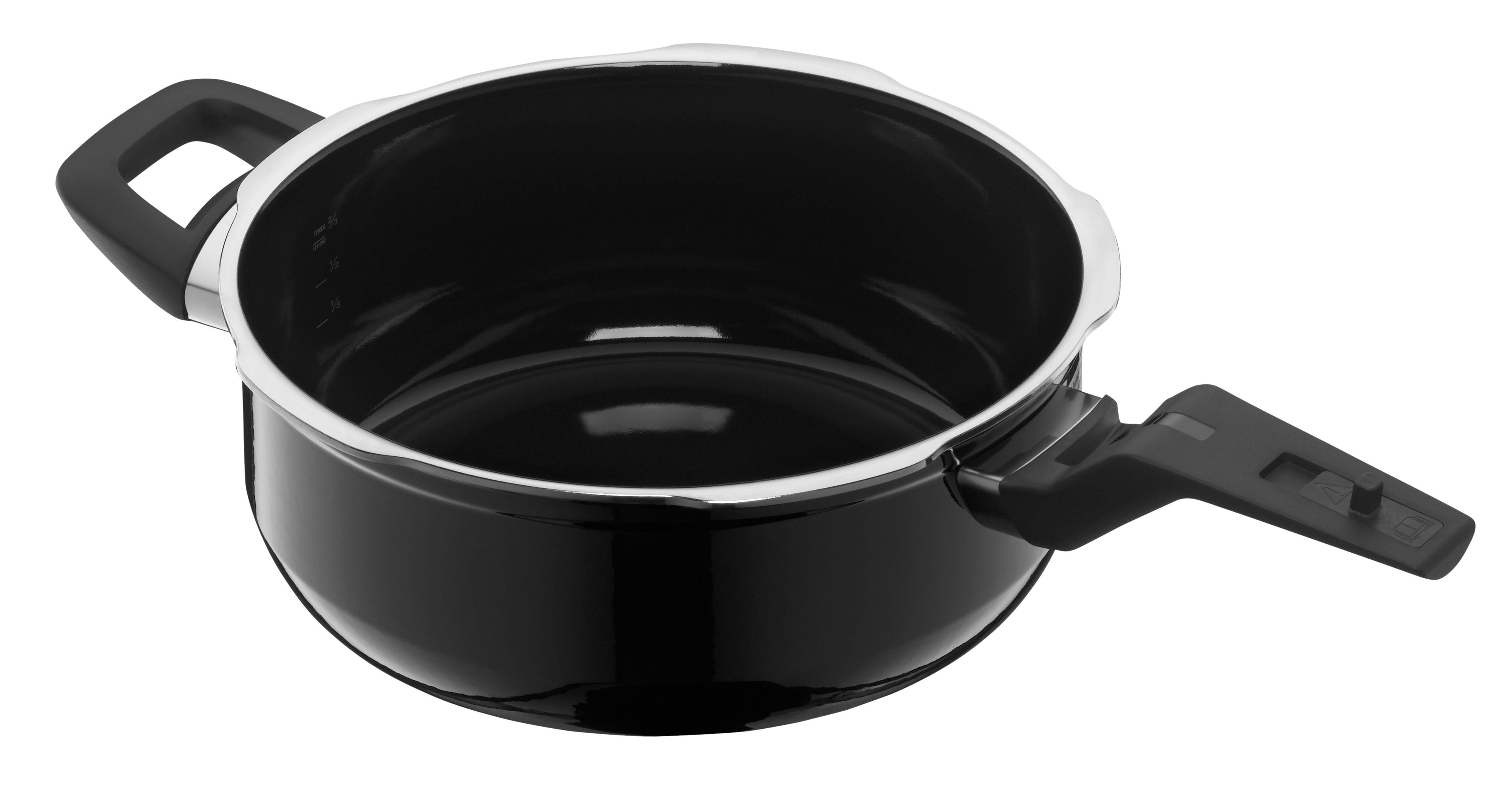 Trykkkoker Fusiontec Perfect Premium 22 cm 3,0 L Black - WMF bakside